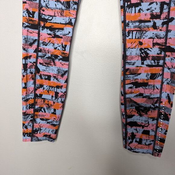 Lululemon Fast & Free 7/8 Tight II Nulux 25" Inversion Multi Pink Blue Orange 8 - Picture 6 of 11